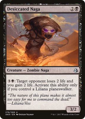 Desiccated Naga card from Amonkhet