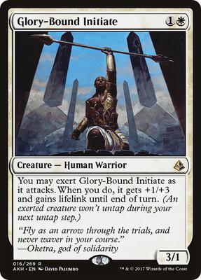 Glory-Bound Initiate card from Amonkhet