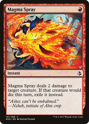 Magma Spray card from Amonkhet