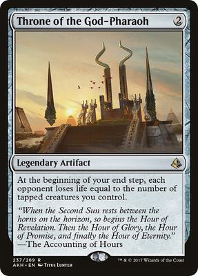 Throne of the God-Pharaoh card from Amonkhet