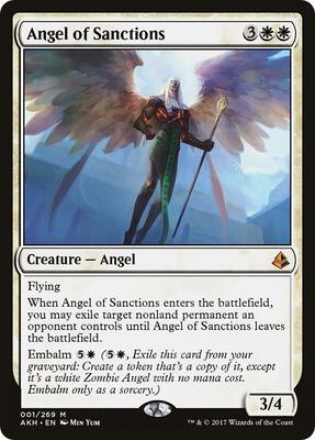 Angel of Sanctions card from Amonkhet