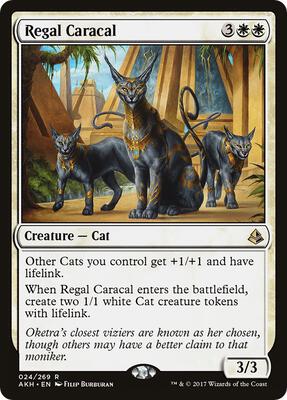 Regal Caracal card from Amonkhet