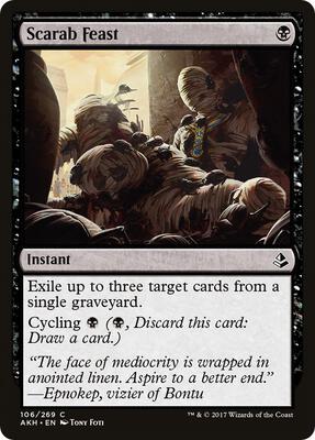 Scarab Feast card from Amonkhet