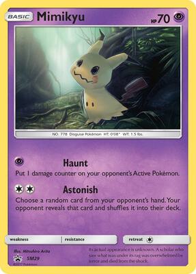 Mimikyu - SM29 card from SM Promos