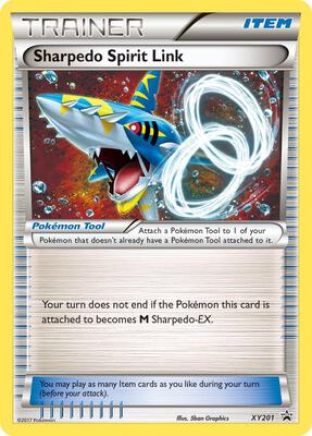 Sharpedo Spirit Link card from XY Promos