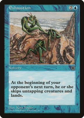 Exhaustion card from Portal Second Age