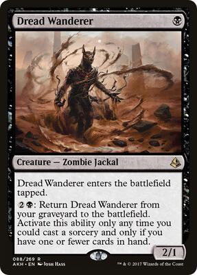 Dread Wanderer card from Amonkhet