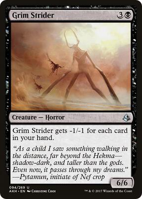 Grim Strider card from Amonkhet