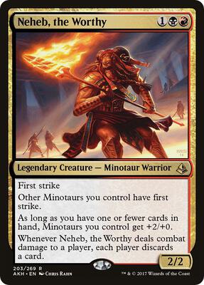 Neheb, the Worthy card from Amonkhet