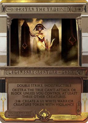 Oketra the True card from Masterpiece Series: Amonkhet Invocations