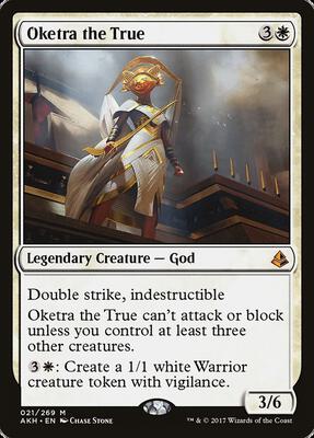 Oketra the True card from Amonkhet