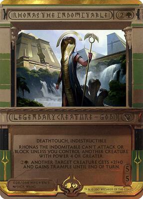 Rhonas the Indomitable card from Masterpiece Series: Amonkhet Invocations
