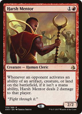 Harsh Mentor card from Amonkhet