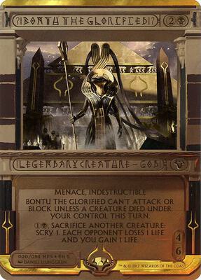 Bontu the Glorified card from Masterpiece Series: Amonkhet Invocations