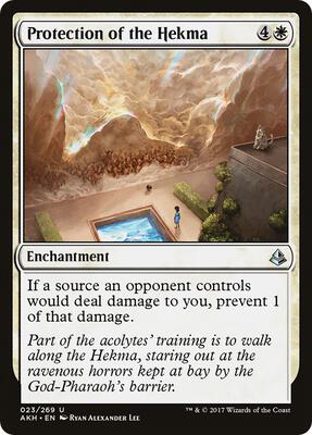 Protection of the Hekma card from Amonkhet