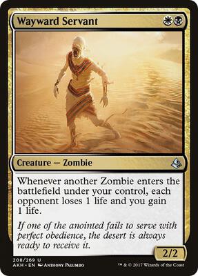 Wayward Servant card from Amonkhet
