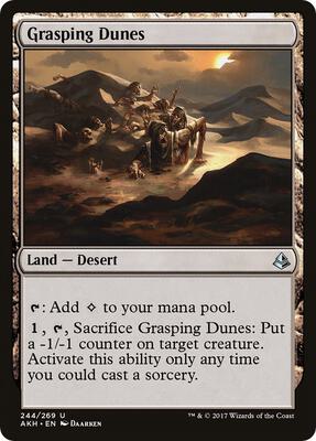 Grasping Dunes card from Amonkhet