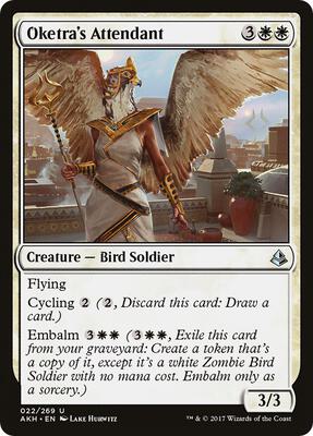 Oketra's Attendant card from Amonkhet