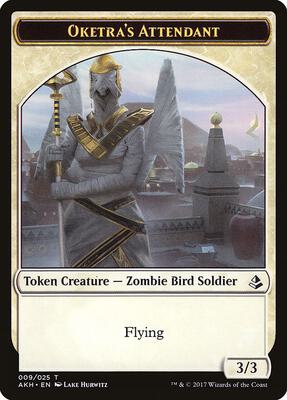 Oketra's Attendant Token card from Amonkhet