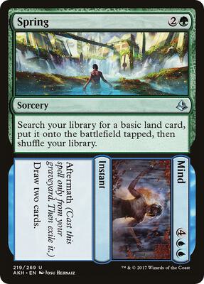 Spring // Mind card from Amonkhet