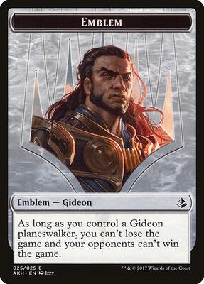 Emblem - Gideon of the Trials card from Amonkhet