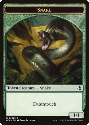 Snake Token card from Amonkhet