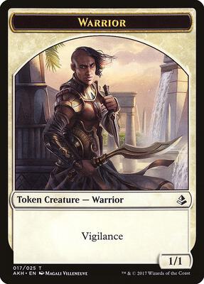 Warrior Token card from Amonkhet