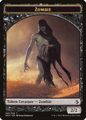 Zombie Token card from Amonkhet