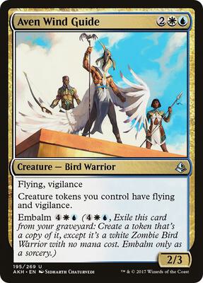 Aven Wind Guide card from Amonkhet