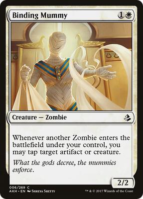 Binding Mummy card from Amonkhet