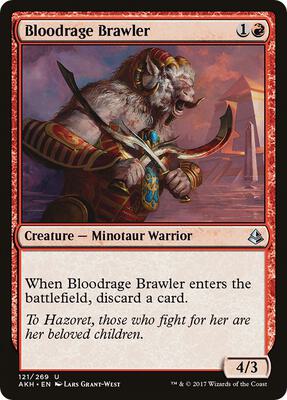 Bloodrage Brawler card from Amonkhet