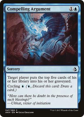 Compelling Argument card from Amonkhet