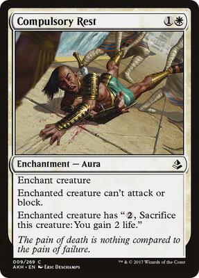 Compulsory Rest card from Amonkhet