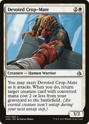 Devoted Crop-Mate card from Amonkhet