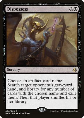 Dispossess card from Amonkhet
