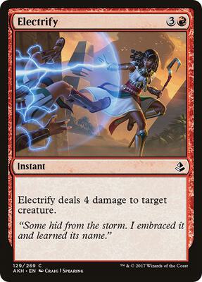 Electrify card from Amonkhet