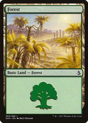 Forest (269) card from Amonkhet