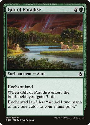 Gift of Paradise card from Amonkhet
