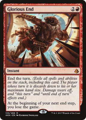 Glorious End card from Amonkhet