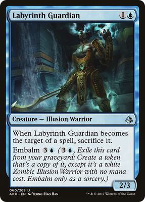 Labyrinth Guardian card from Amonkhet