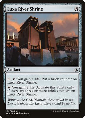 Luxa River Shrine card from Amonkhet