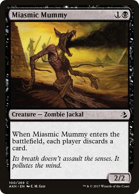 Miasmic Mummy card from Amonkhet