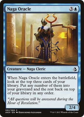 Naga Oracle card from Amonkhet