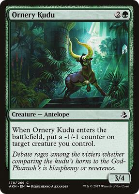 Ornery Kudu card from Amonkhet