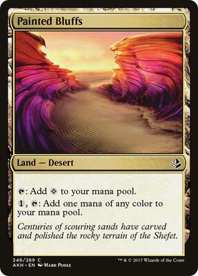 Painted Bluffs card from Amonkhet