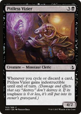 Pitiless Vizier card from Amonkhet