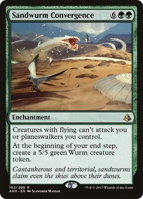 Sandwurm Convergence card from Amonkhet