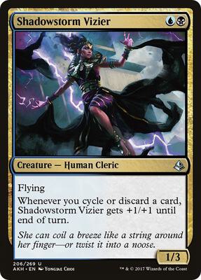 Shadowstorm Vizier card from Amonkhet
