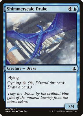 Shimmerscale Drake card from Amonkhet