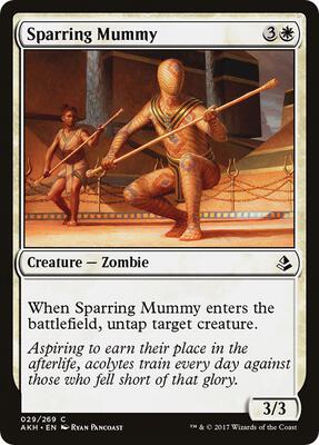 Sparring Mummy card from Amonkhet